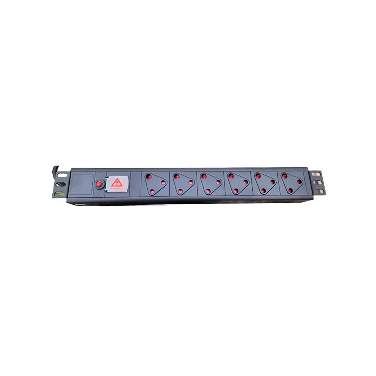 16A PDU 3m (2.5MM2) Cable 6 Way SA M –Type Circuit Breaker SA Plug Black